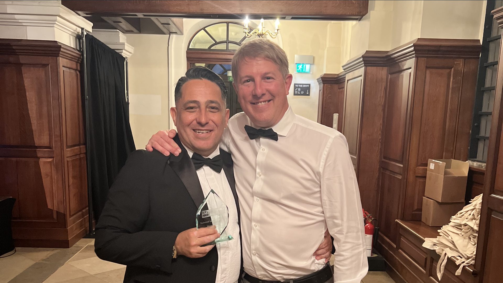 An award-winning evening with our customers at the Wellcome Sanger Institute