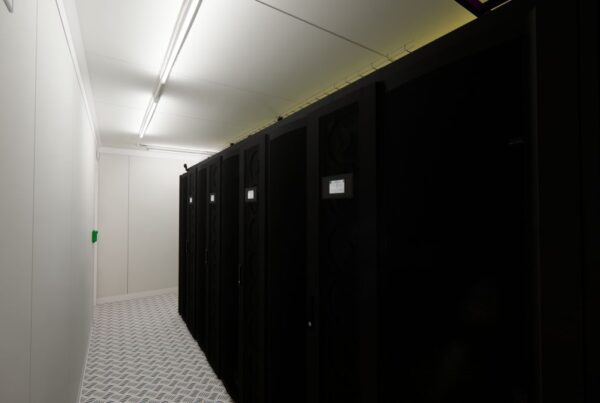 server racks in rows